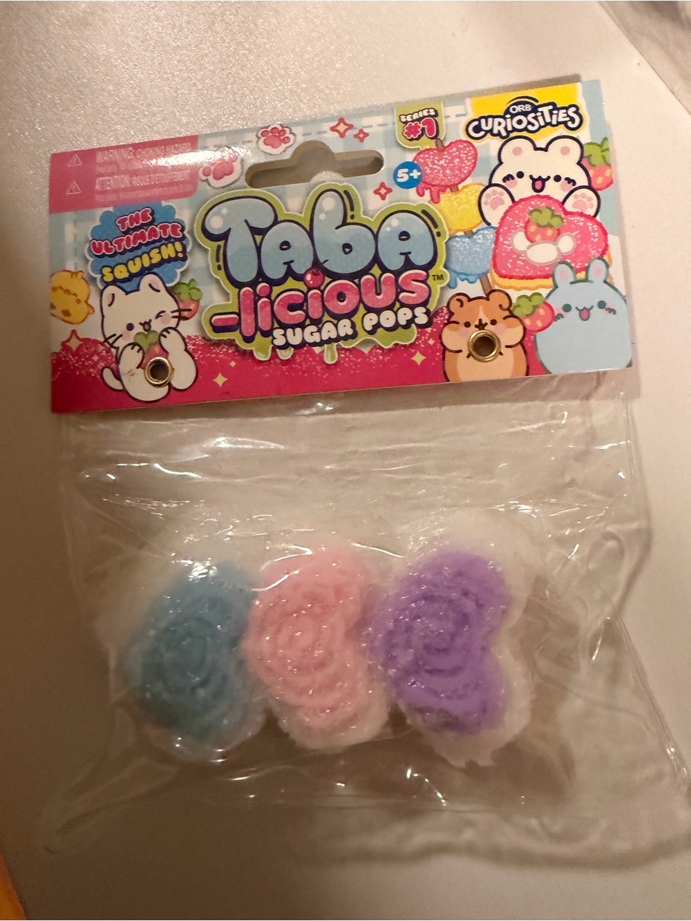 Sugar Pops Plush Set - Pastel Blue, Pink & Purple